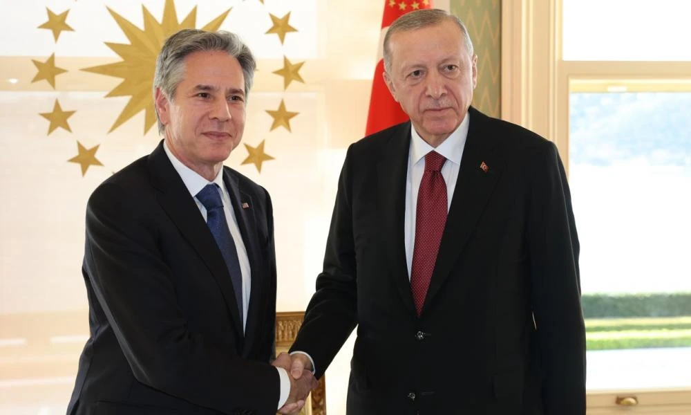 Μετά τον Φιντάν ο Μπλίνκεν συναντήθηκε και με τον Ερντογάν
